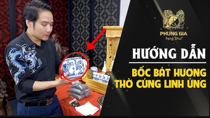 Cách Nạp Vượng Khí Khi Bốc Bát Hương Thần Tài Gia Tiên 3